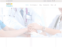 Tablet Screenshot of neshealth-care.com